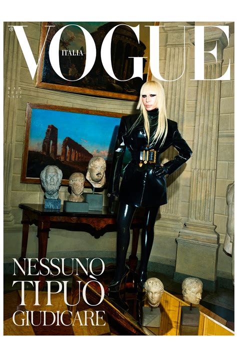 donatella versace da fabio fazio|Donatella Versace: the cover and Vogue's full interview .